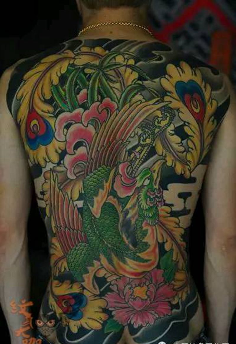 那些凤凰！纹身图片_
