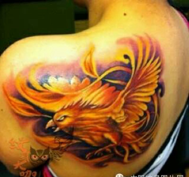 那些凤凰！纹身图片_