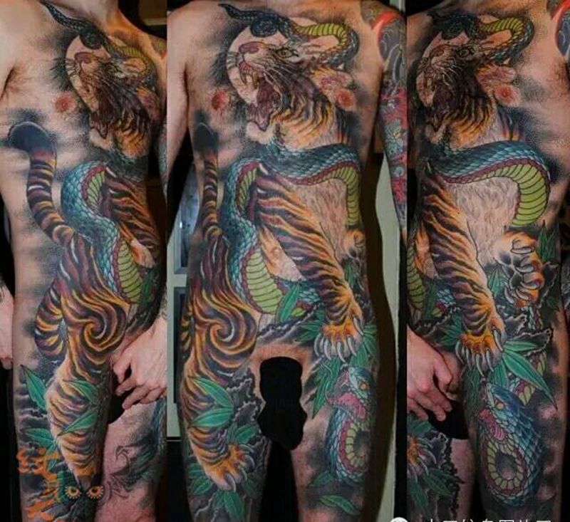 那些牛逼传统!纹身图片_