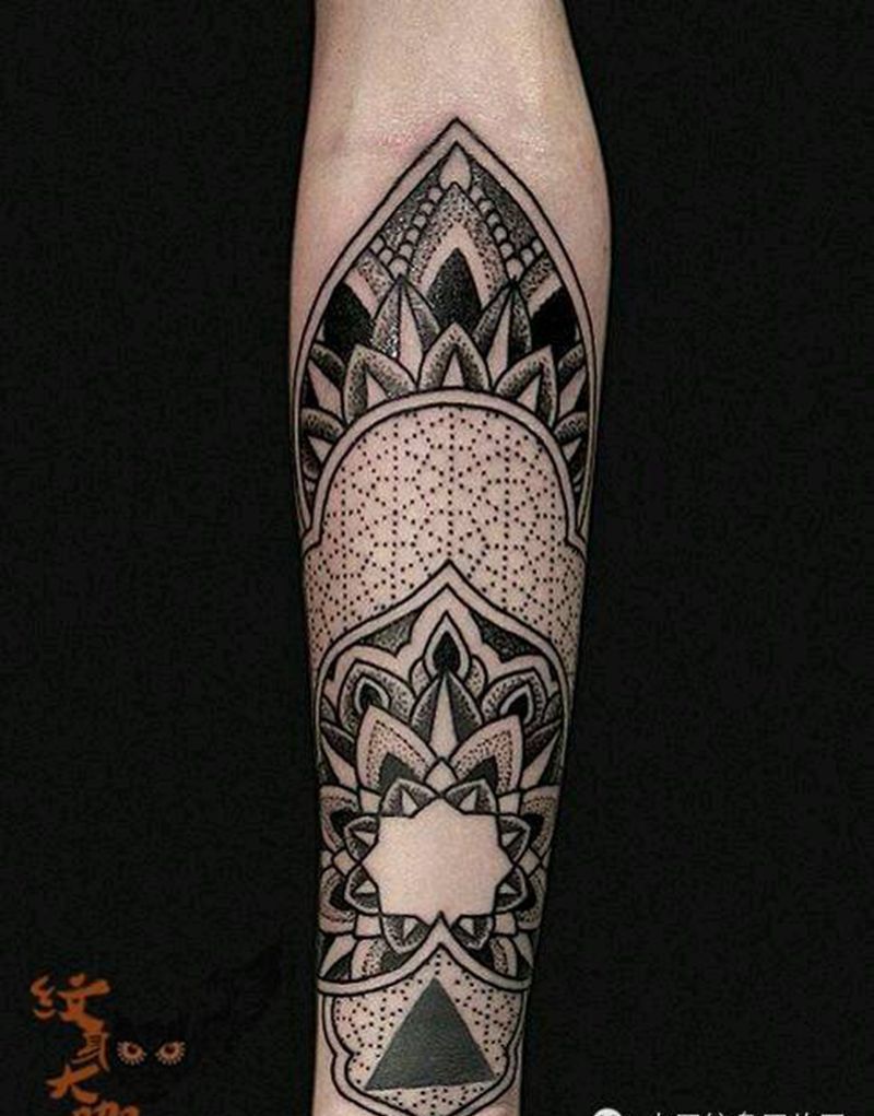 那些点刺！纹身图片_