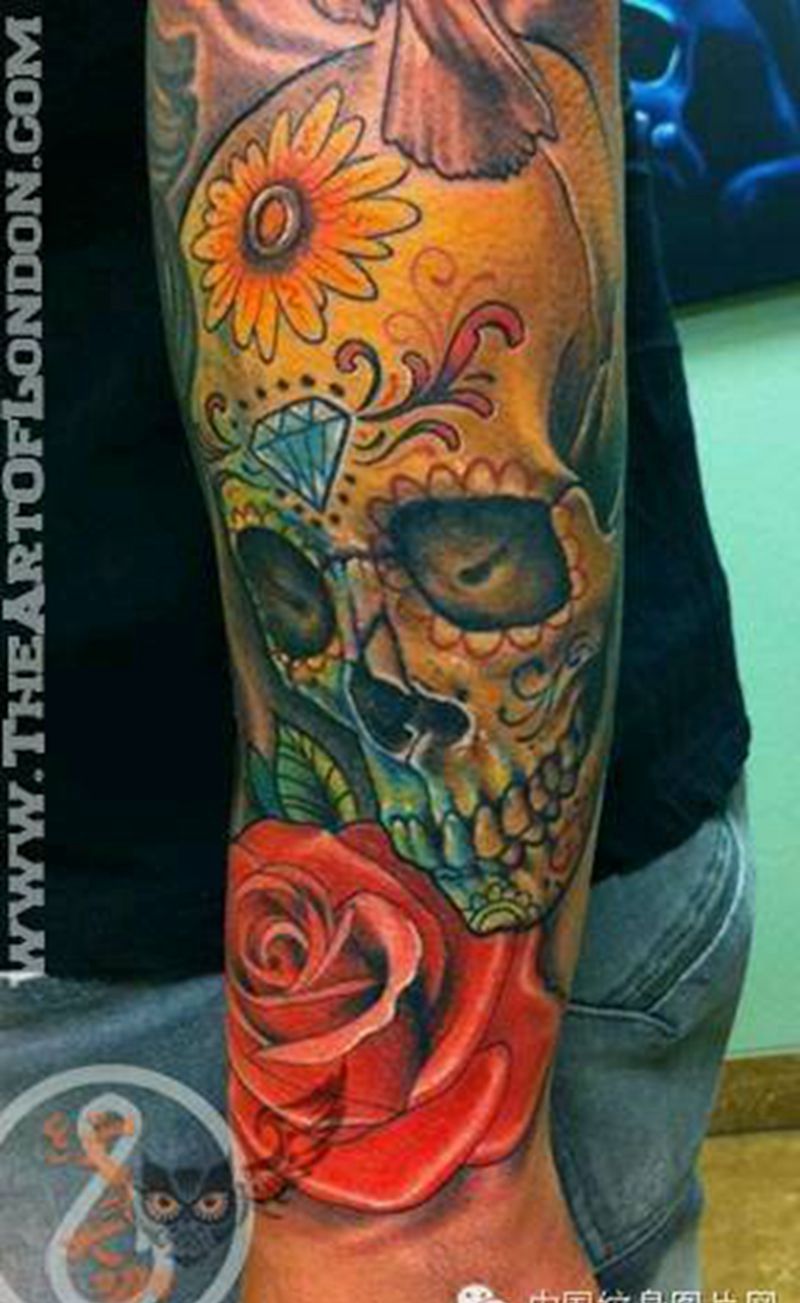 那些骷髅！纹身图片_