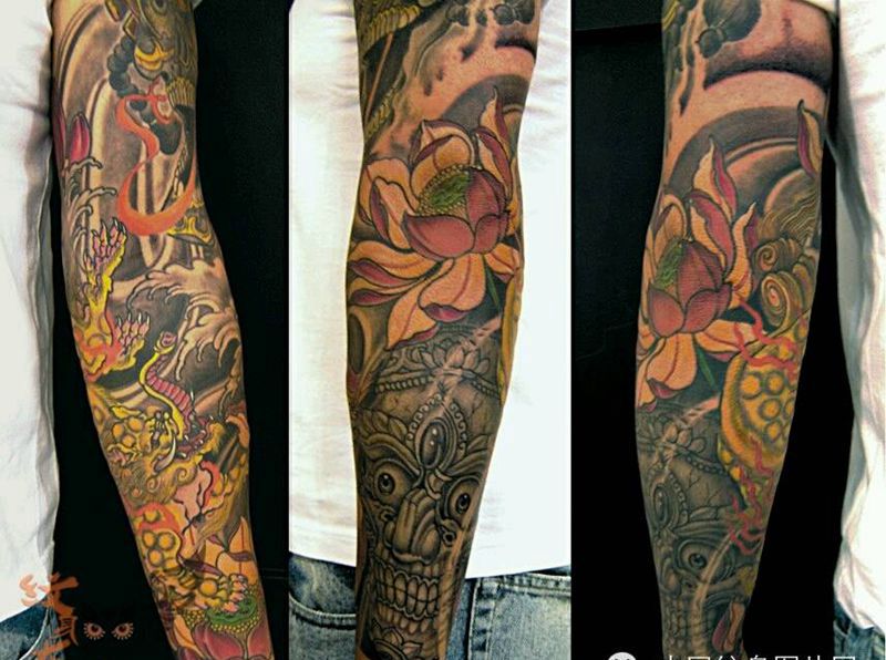 那些嘎巴拉！纹身图片_