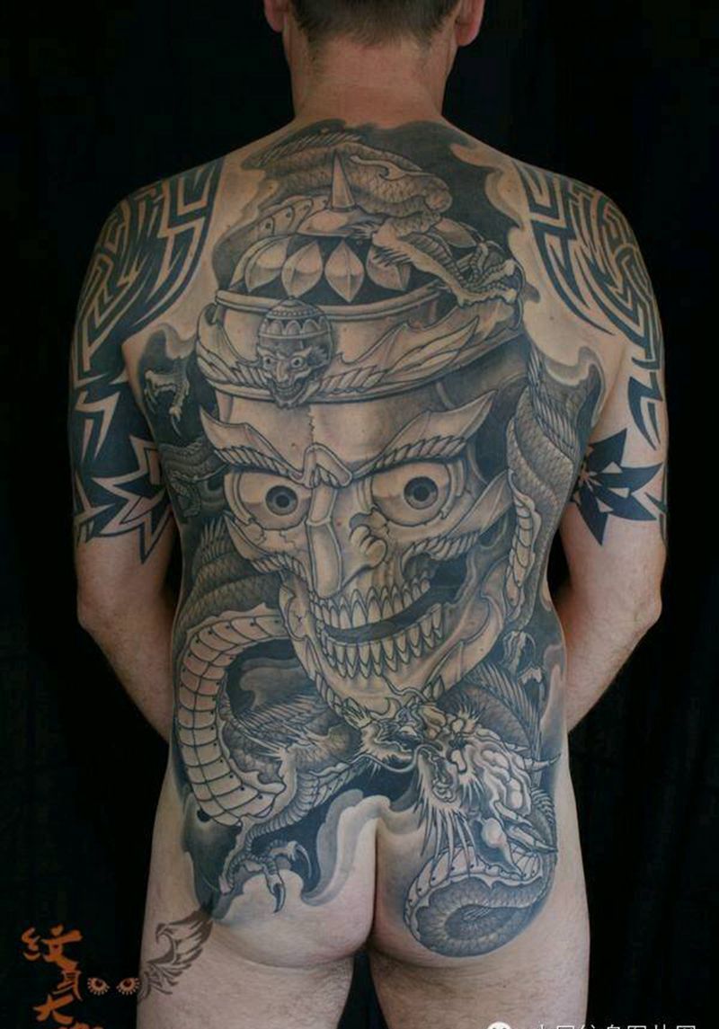 那些嘎巴拉！纹身图片_