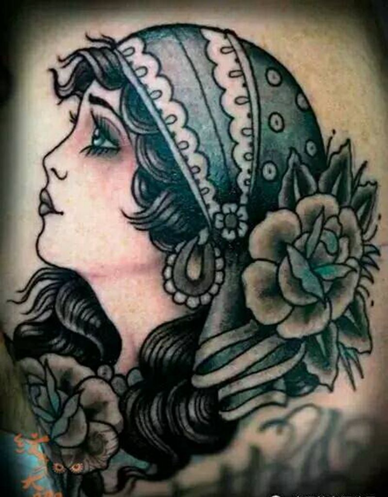 那些school妹子！纹身图片_