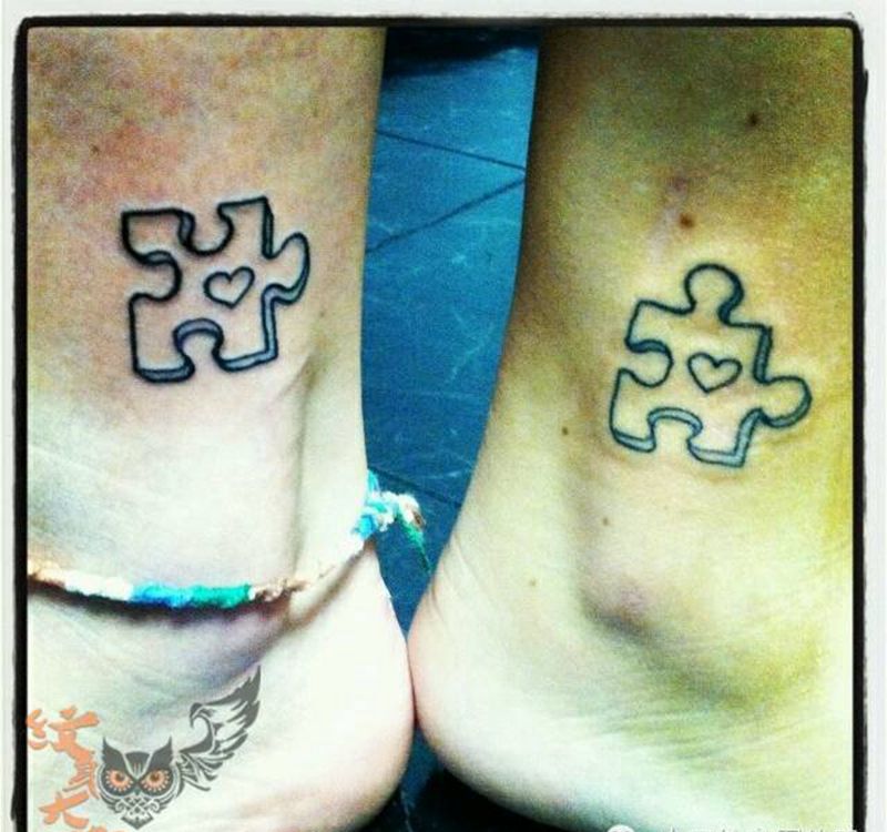 那些情侣！！纹身图片_