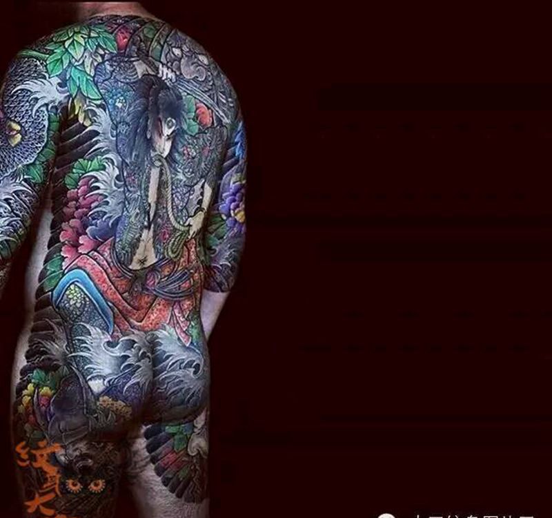 那些日式大板雾!纹身图片_