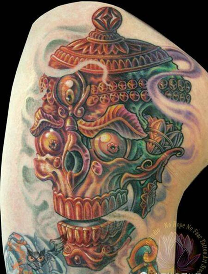 那些嘎巴拉！纹身图片_