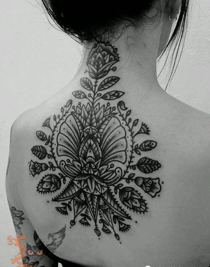 那些点刺！纹身图片_