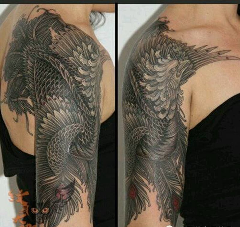 那些凤凰！纹身图片_