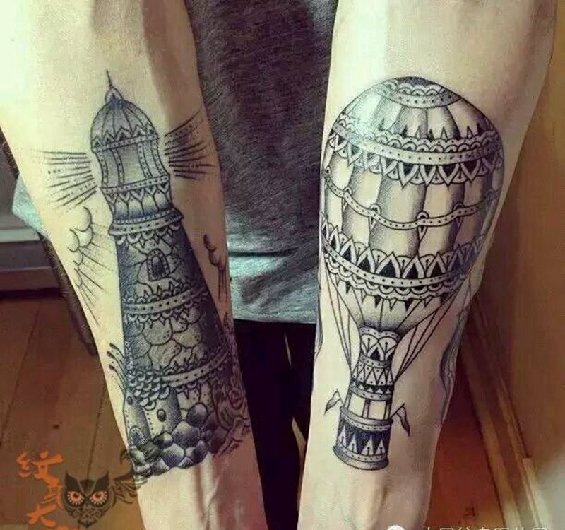 放飞梦想！纹身图片_