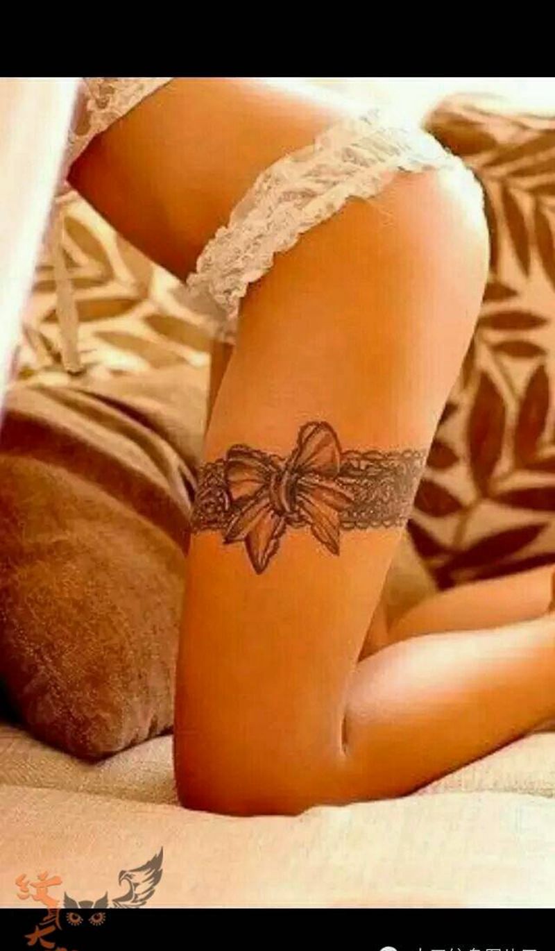 那些性感蕾丝！纹身图片_