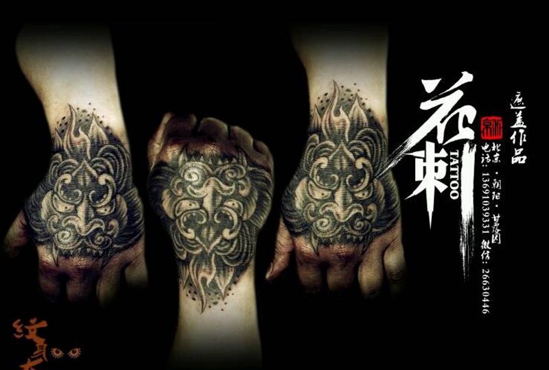 花刺作品!纹身图片_