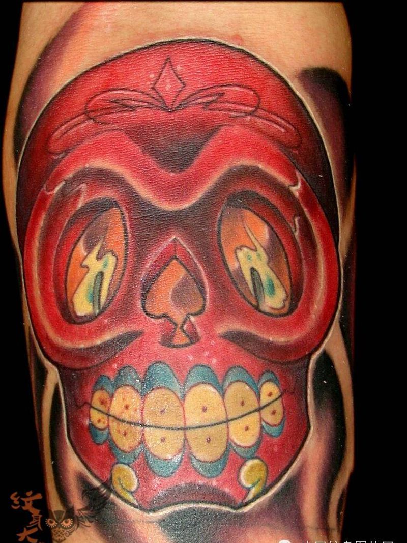 那些骷髅!纹身图片_