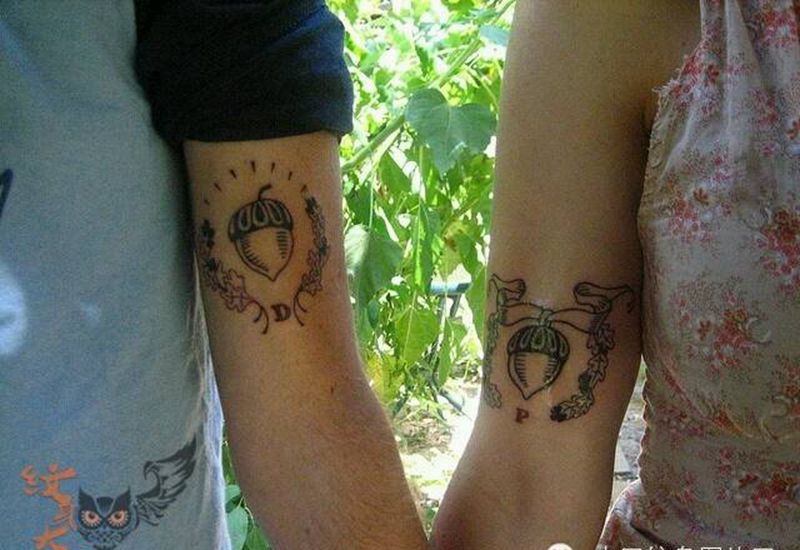 那些情侣！！纹身图片_