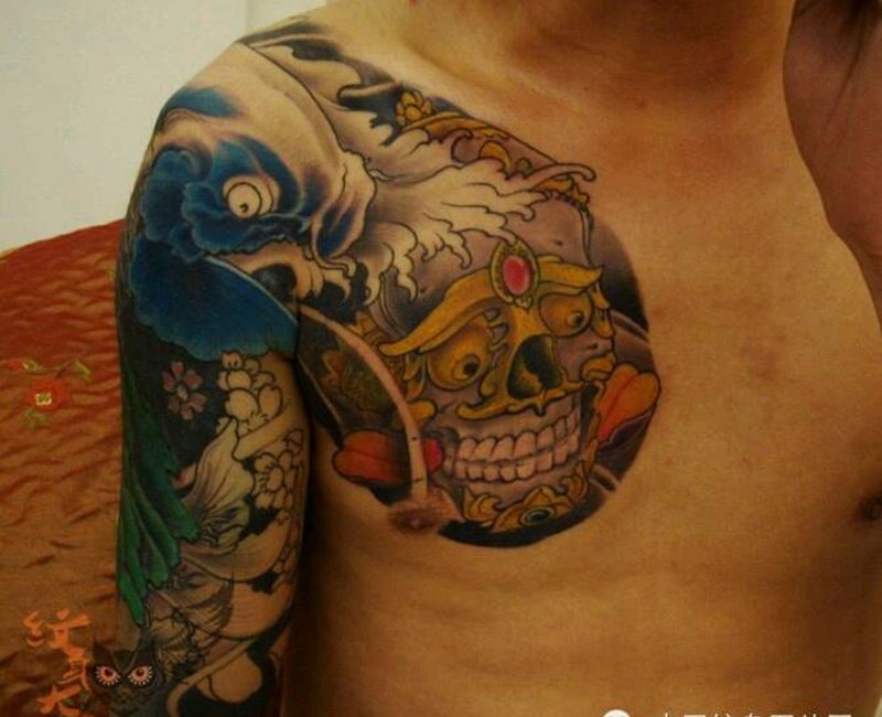 那些嘎巴拉!纹身图片_