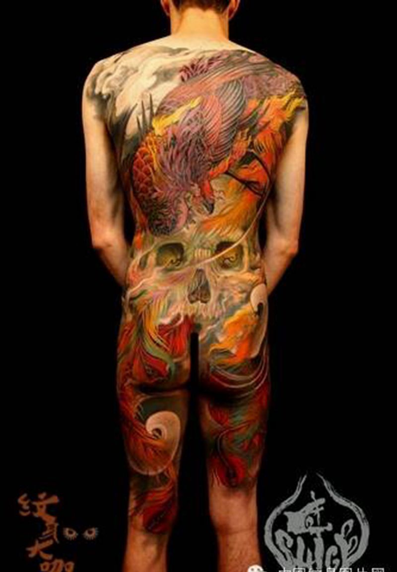 那些凤凰!纹身图片_