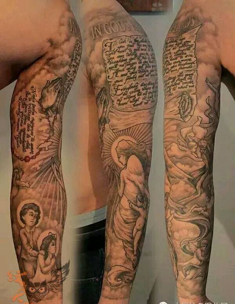 那些牛逼花臂!纹身图片_