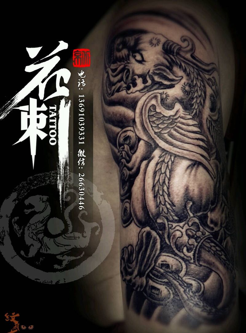 花刺作品！纹身图片_