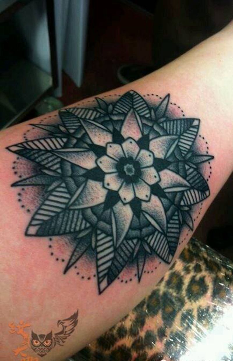 那些点刺！纹身图片_