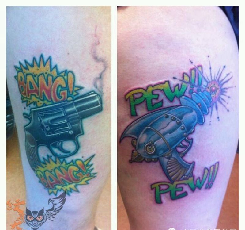 那些情侣!!纹身图片_