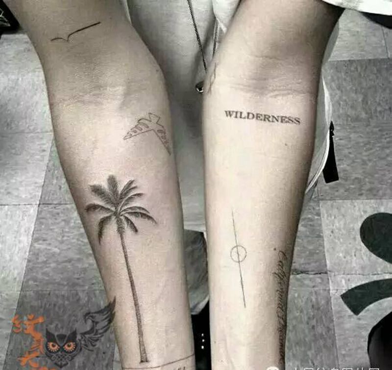 那些小清新！纹身图片_