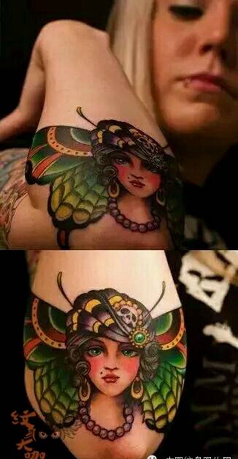 那些school妹子！纹身图片_