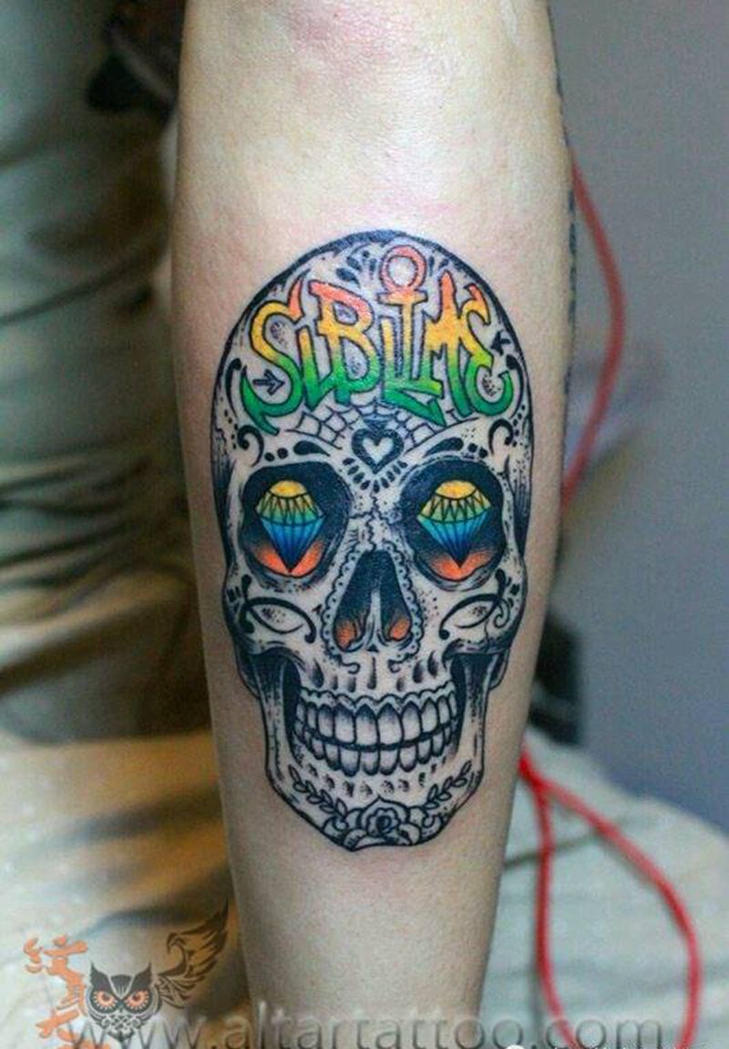 那些骷髅！纹身图片_