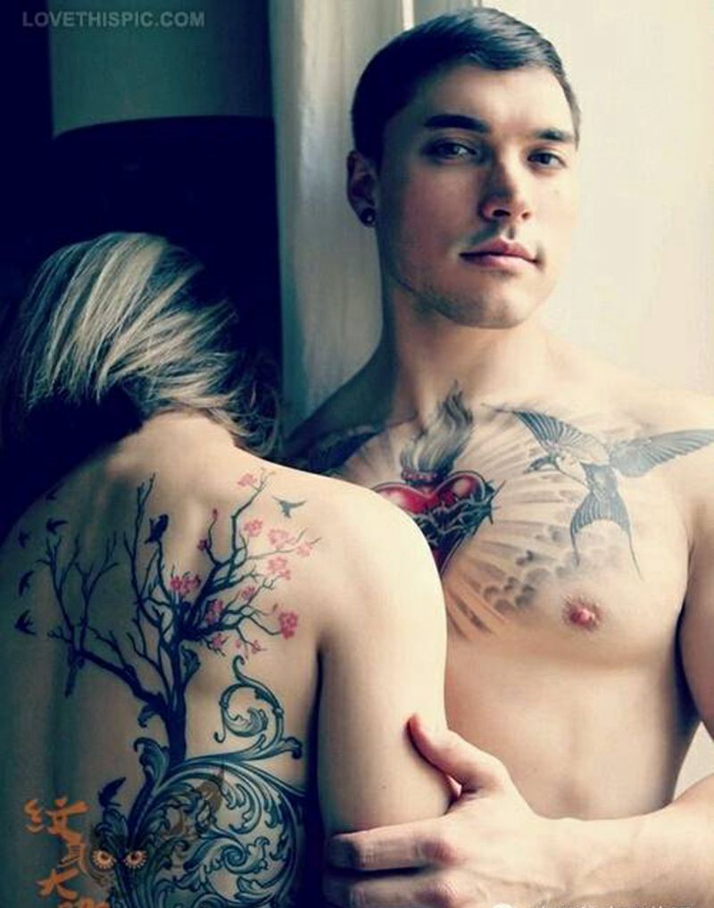 那些情侣！！纹身图片_