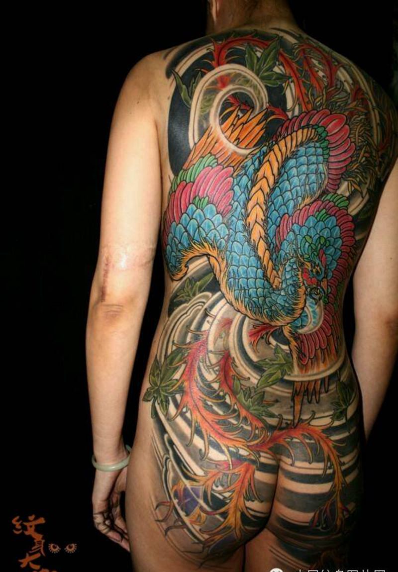 那些凤凰！纹身图片_