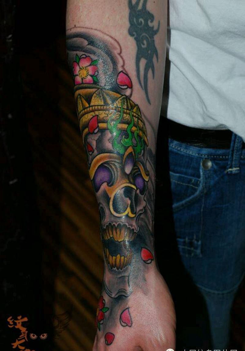 那些嘎巴拉！纹身图片_