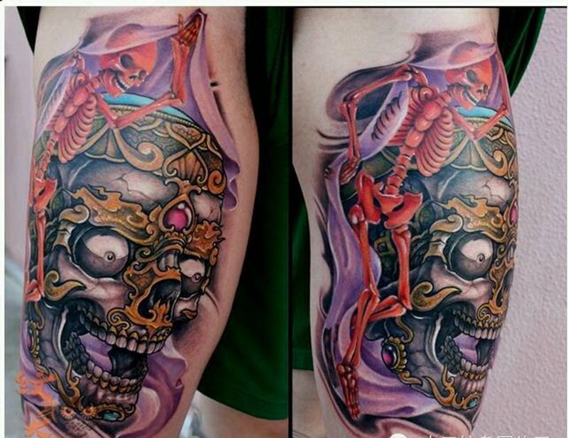 那些嘎巴拉!纹身图片_