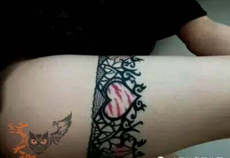 那些性感蕾丝！纹身图片_