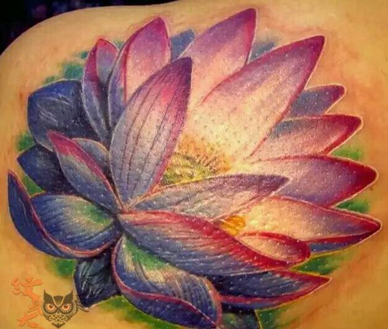 素材参考！花！纹身图片_