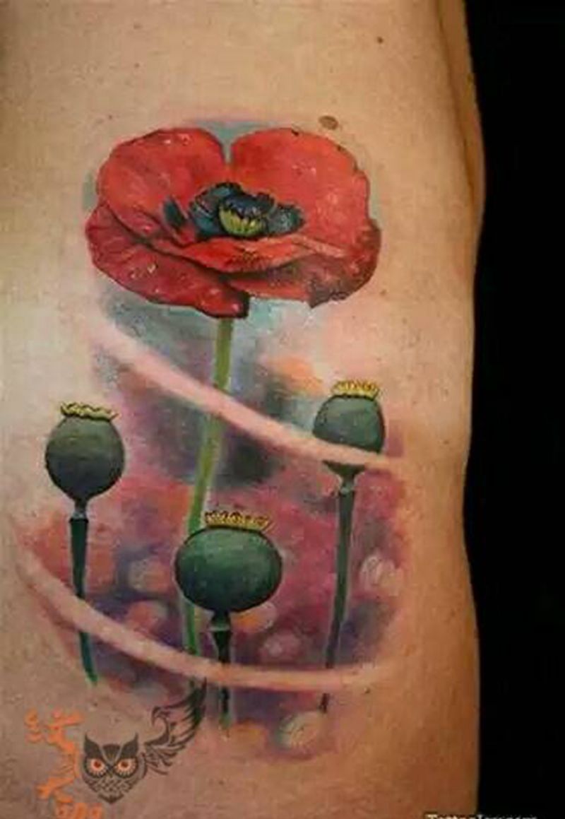 素材参考！花！纹身图片_