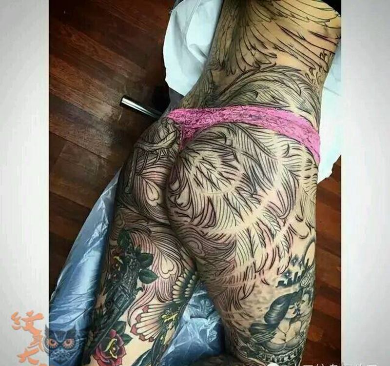 那些牛逼传统!纹身图片_