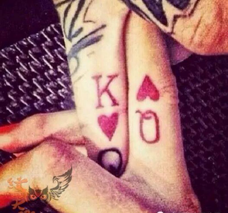 那些情侣！！纹身图片_