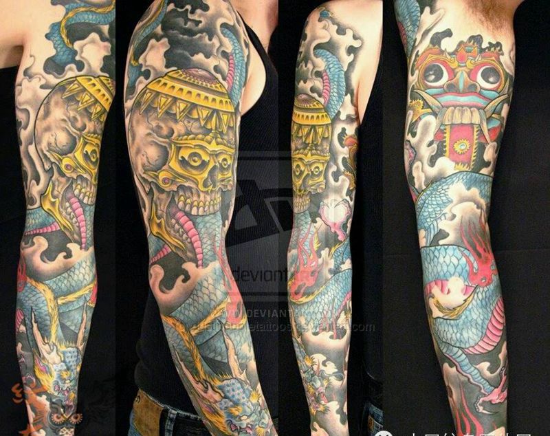 那些嘎巴拉！纹身图片_