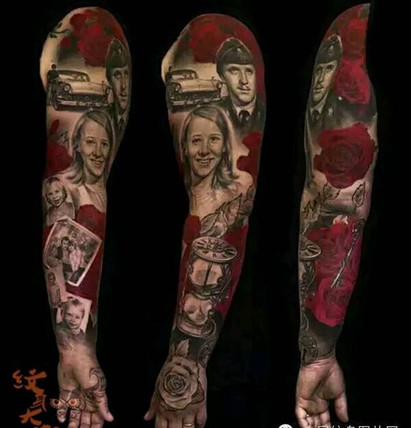 那些牛逼花臂!纹身图片_