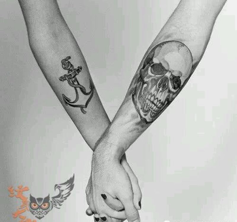 那些情侣！！纹身图片_