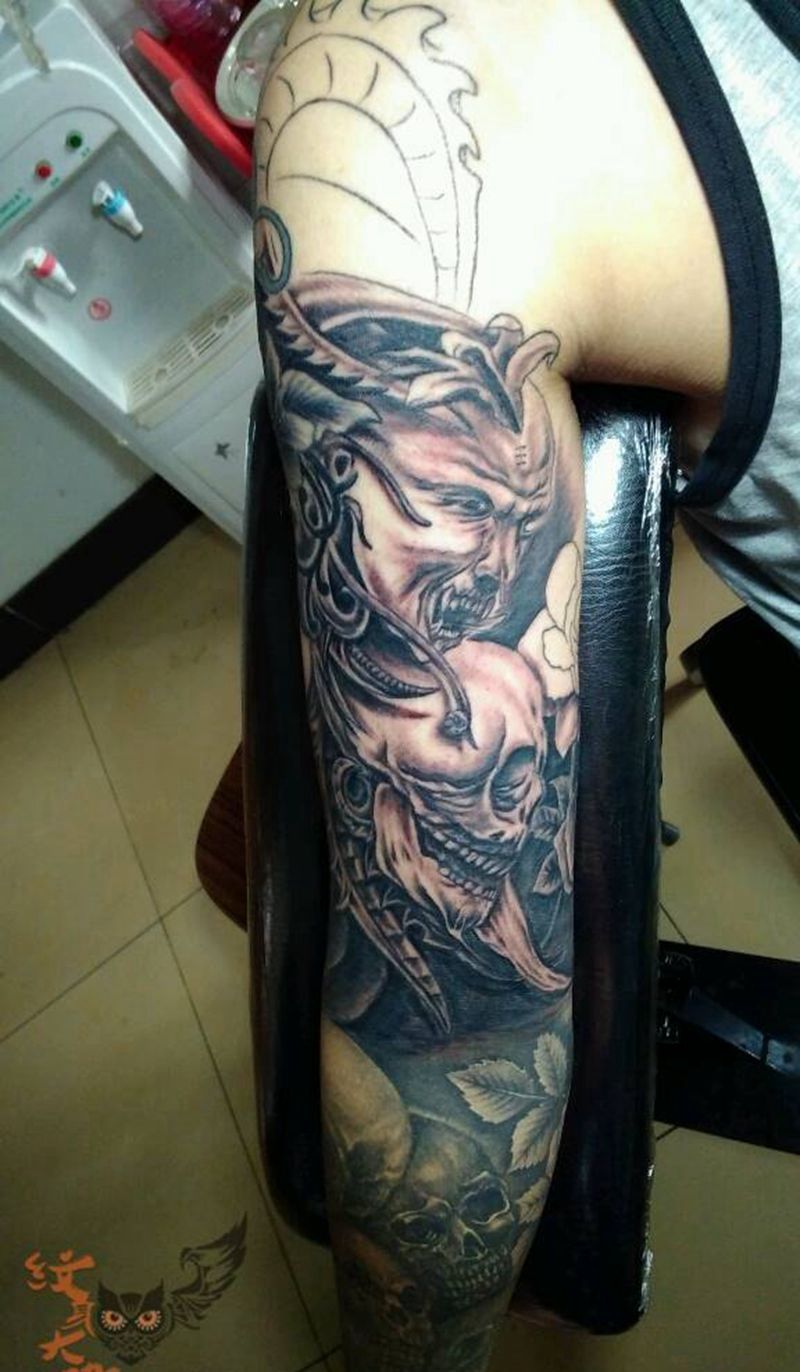 花刺作品！纹身图片_