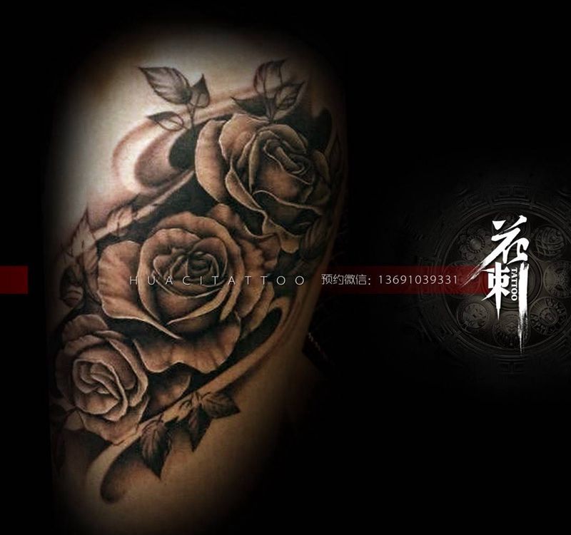 花刺作品！纹身图片_