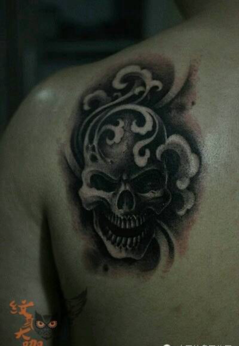 素材分享！ 那些骷髅！纹身图片_