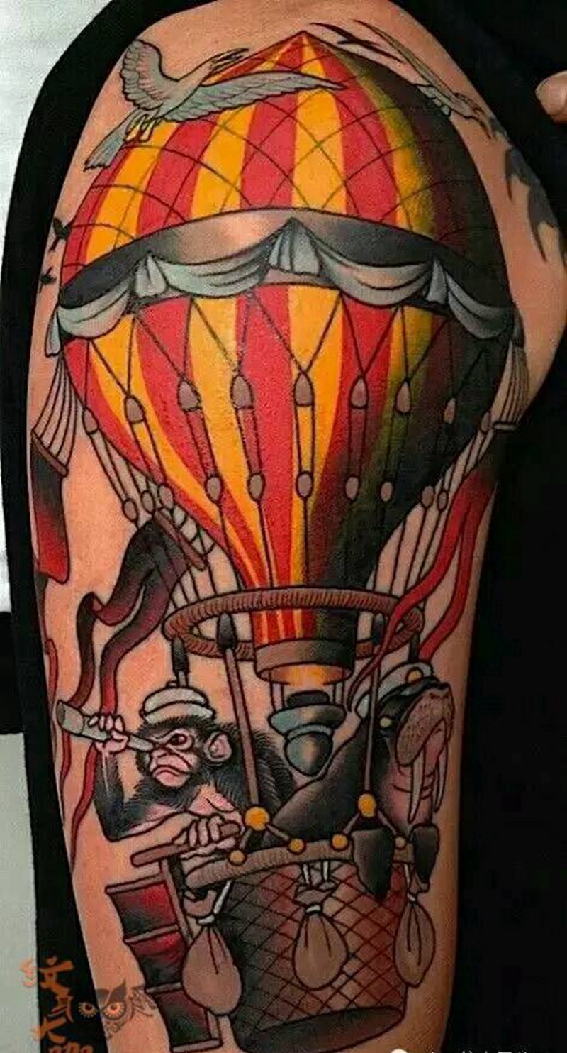 放飞梦想！纹身图片_