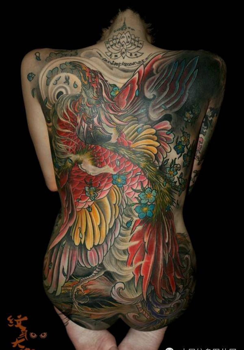那些凤凰！纹身图片_
