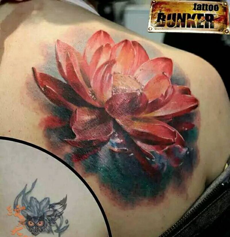 素材参考！花！纹身图片_