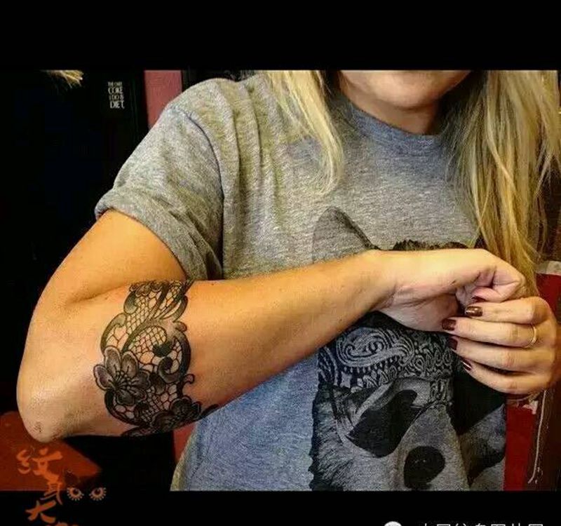 那些性感蕾丝！纹身图片_