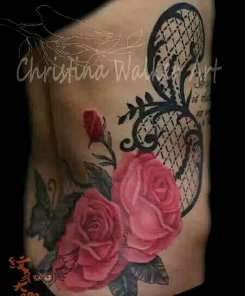 素材参考!花!纹身图片_