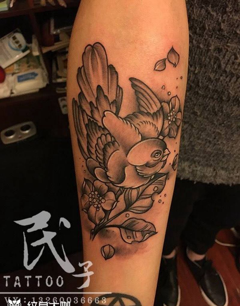 愤怒的小鸟纹身图片_