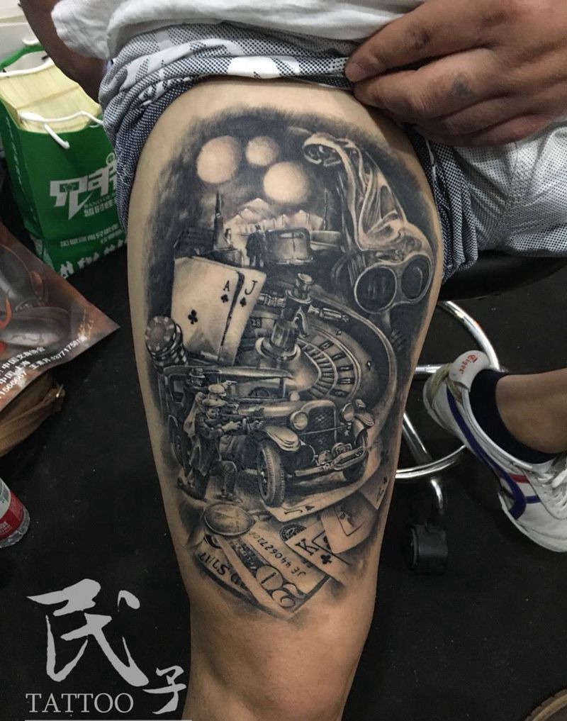 北京欧美小组二等奖作品纹身图片_