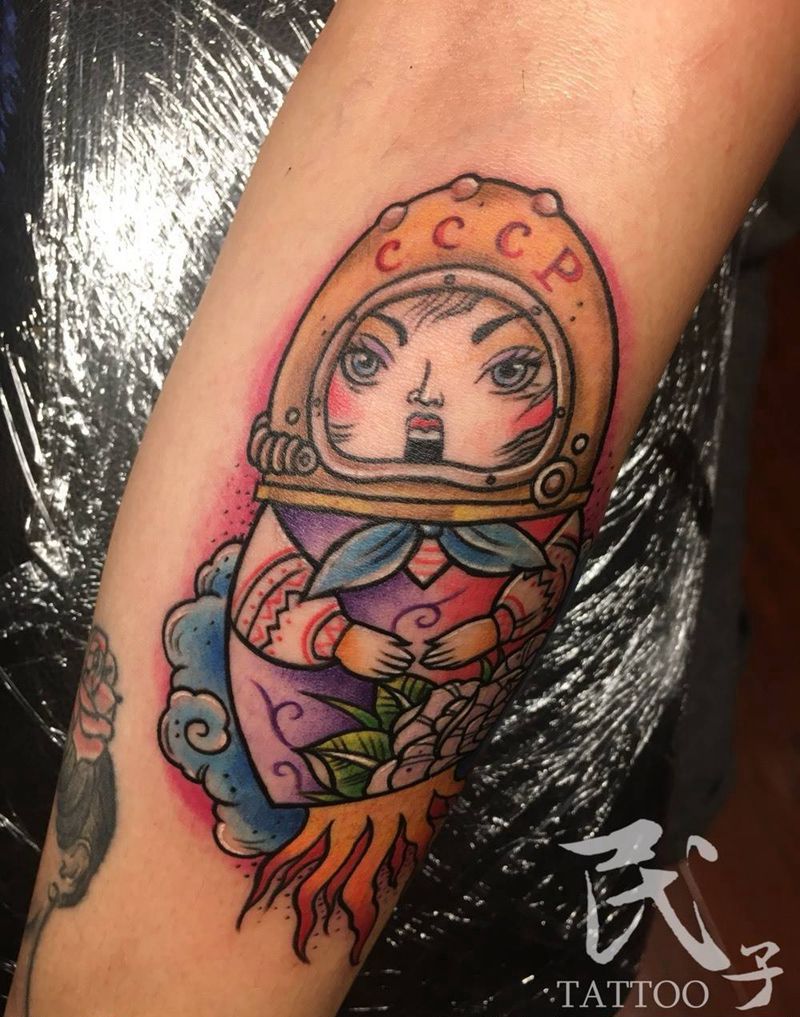 套娃，纹身图片_